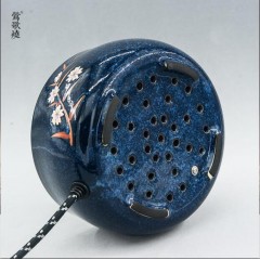 深蓝底樱花电陶炉 专用茶具