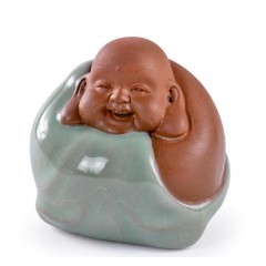 哈哈佛开片哥窑紫砂陶茶宠
